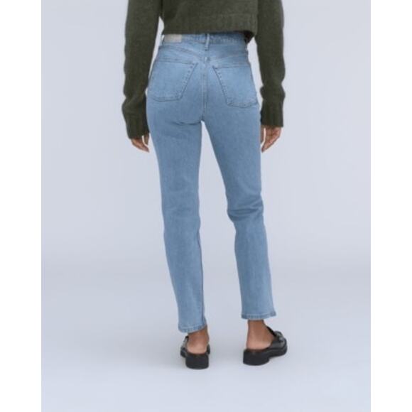Everlane The Original Cheeky Jean Clean High Rise Clean Hem Cotton Size 26 Crop - Picture 3 of 9